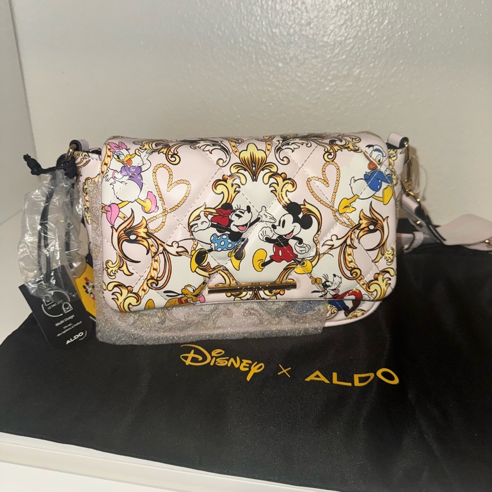 Aldo Disney 100 x Aldo Mickey Mouse Pink Crossbody Bag